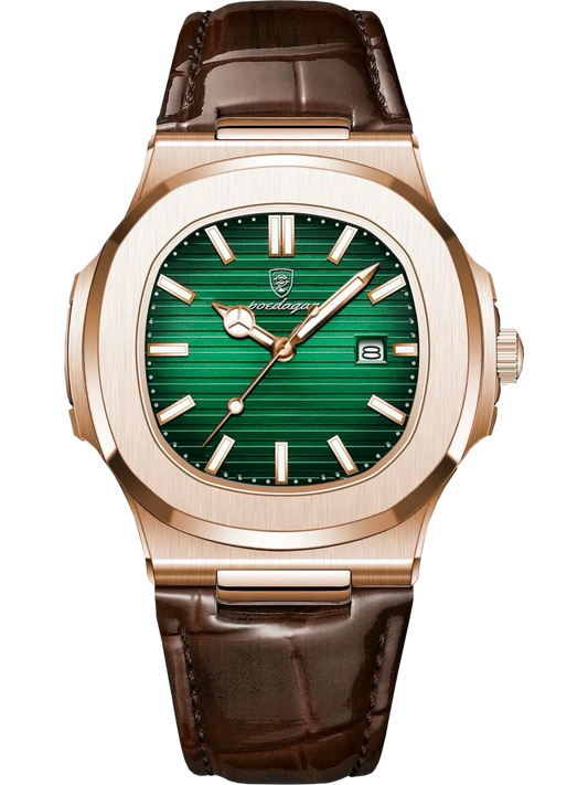 Halberne Aureon-Leather Classic Pink Gold Green