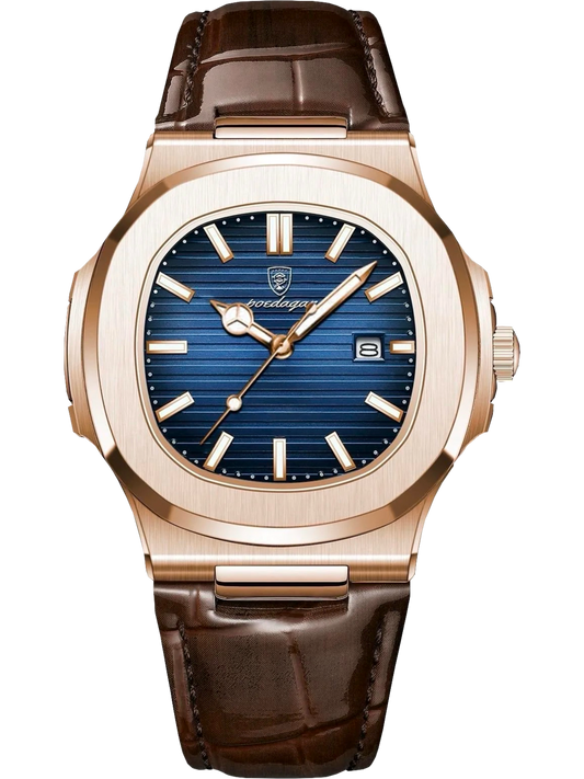 Halberne Aureon-Leather Classic Pink Gold Blue